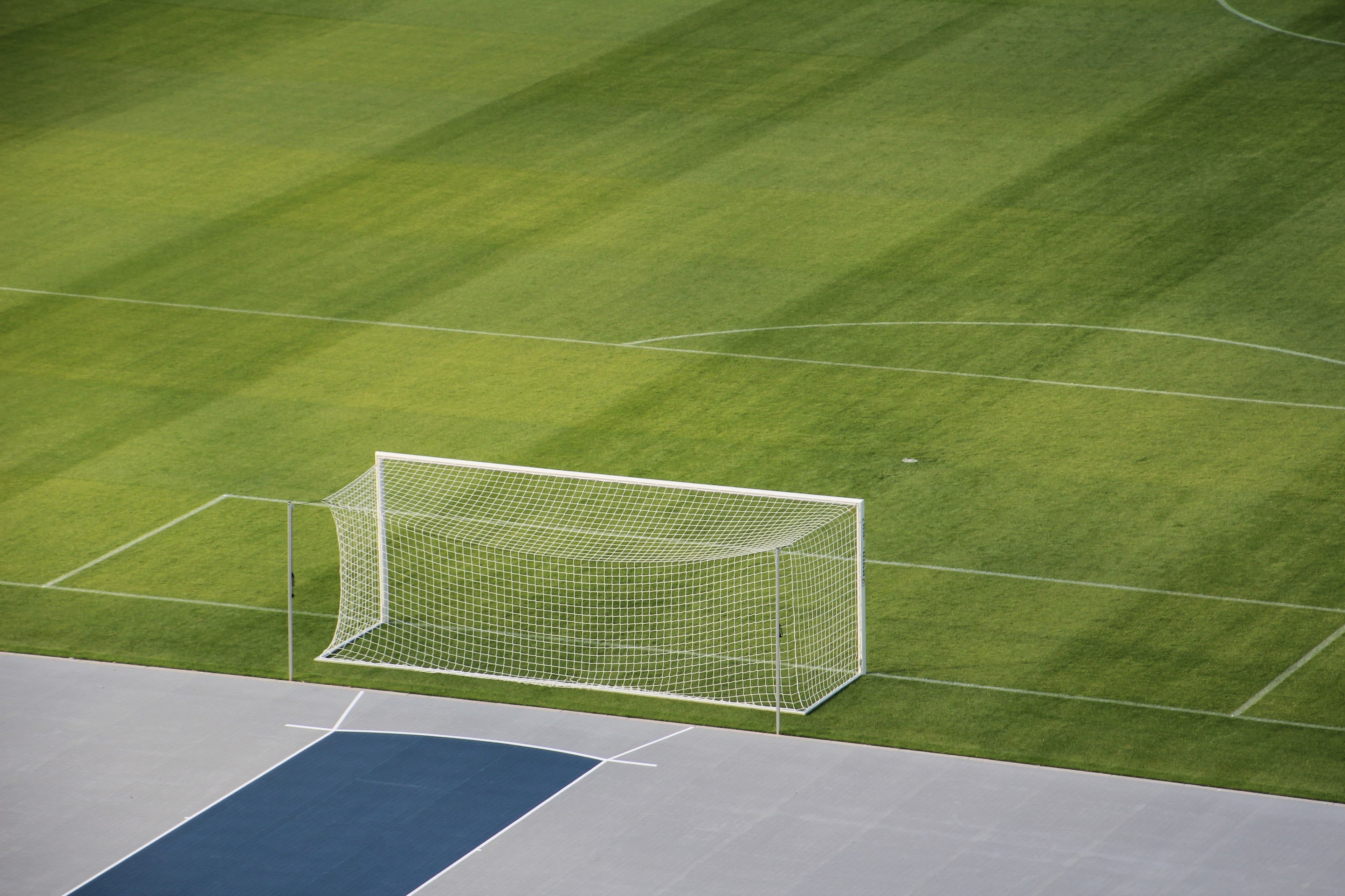 empty football field